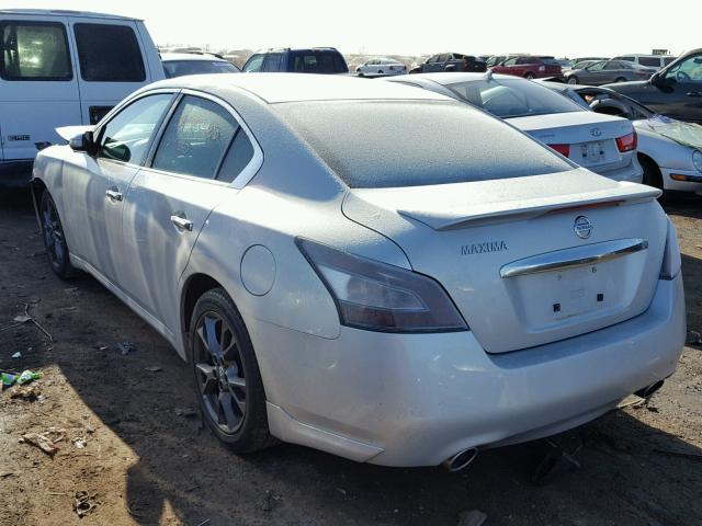 1N4AA5AP8EC480486 - 2014 NISSAN MAXIMA S SILVER photo 3