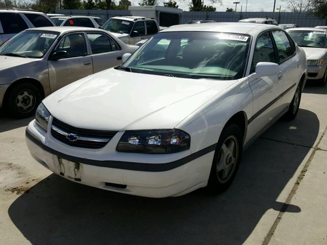 2G1WF52E039315740 - 2003 CHEVROLET IMPALA WHITE photo 2