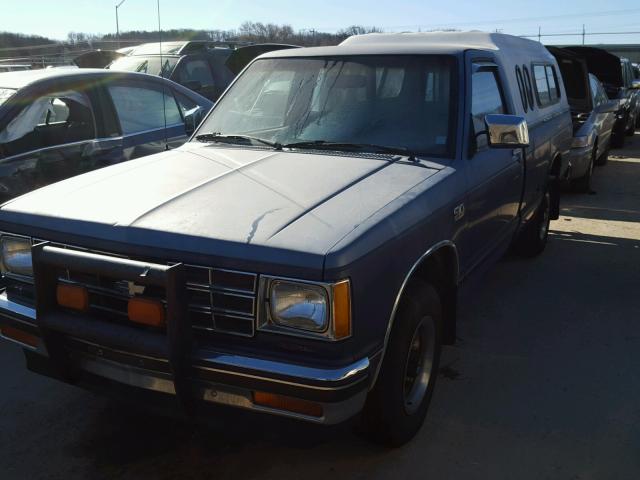 1GCCS14Z4J2262695 - 1988 CHEVROLET S TRUCK S1 BLUE photo 2