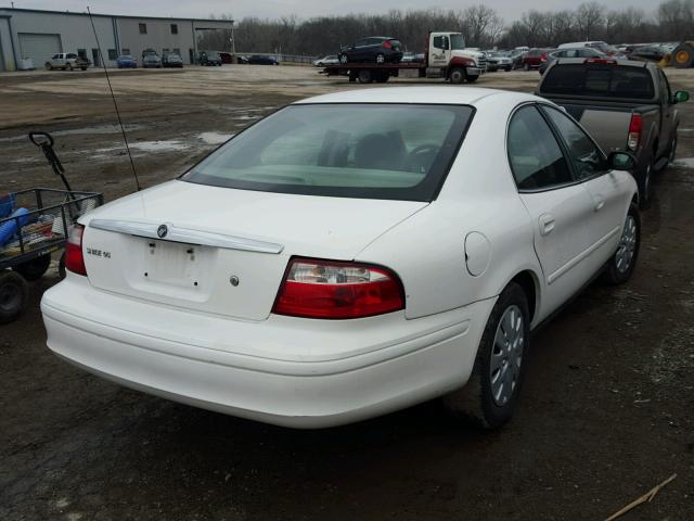 1MEFM50U95A603169 - 2005 MERCURY SABLE GS WHITE photo 4