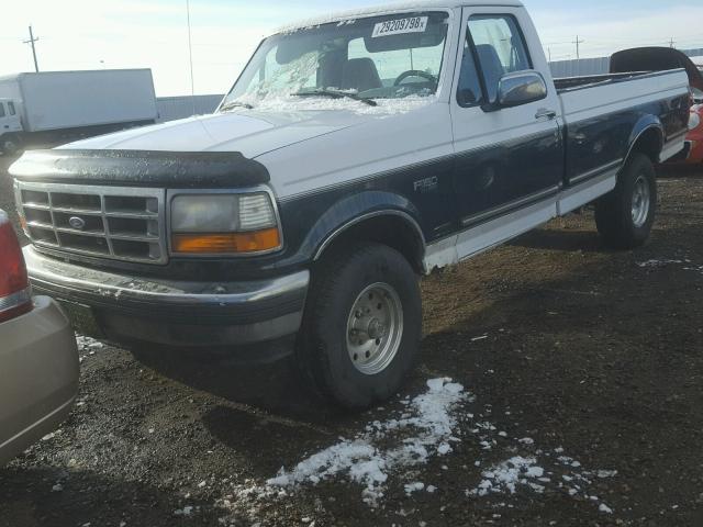 1FTEF14N4SLA05767 - 1995 FORD F150 WHITE photo 2