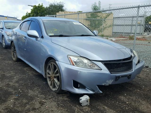 JTHBE262665008502 - 2006 LEXUS IS 350 BLUE photo 1