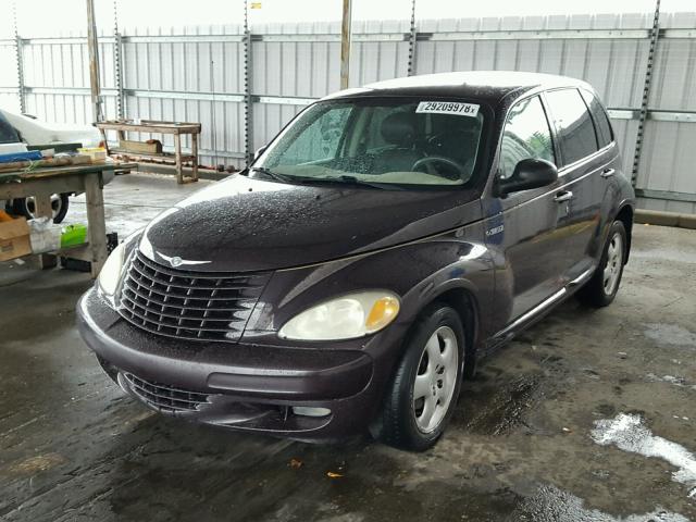 3C4FY58B12T315109 - 2002 CHRYSLER PT CRUISER PURPLE photo 2