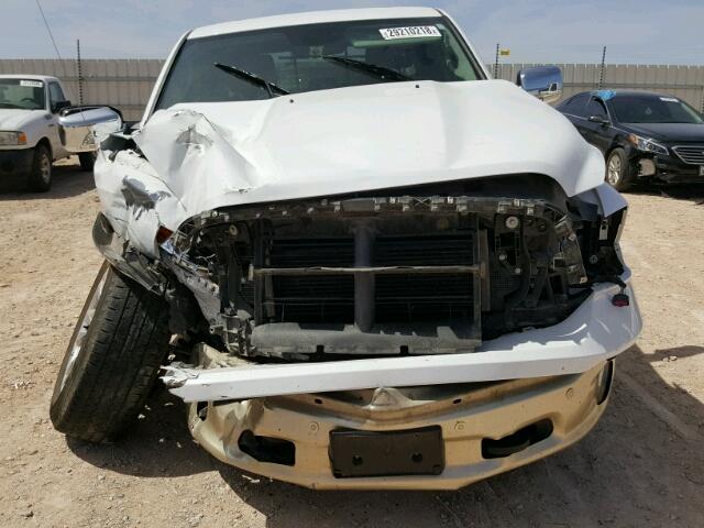 1C6RR7PM8FS606195 - 2015 RAM 1500 LONGH WHITE photo 9