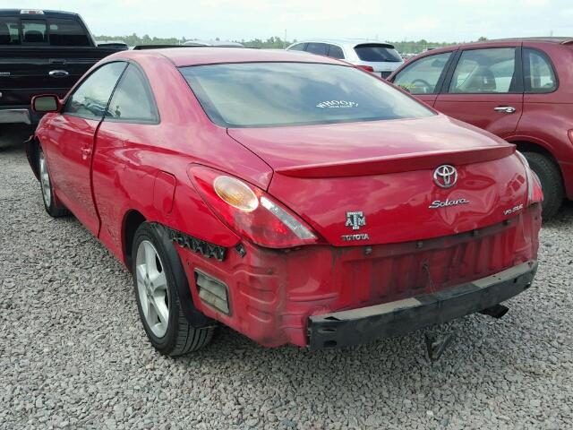 4T1CA38P35U043546 - 2005 TOYOTA CAMRY SOLA RED photo 3