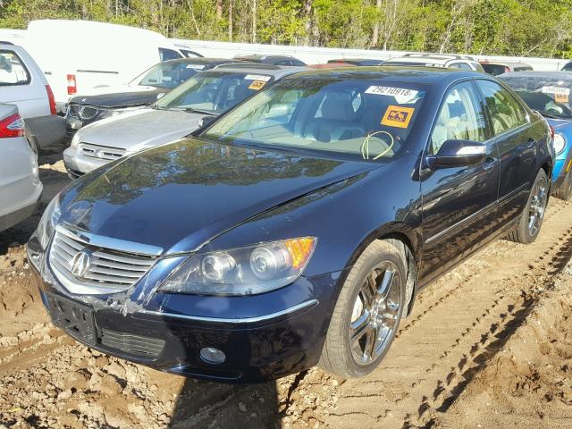 JH4KB16585C000330 - 2005 ACURA RL BLUE photo 2