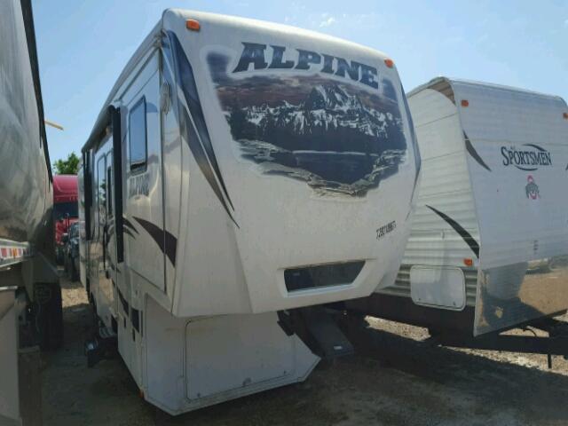 4YDF34927DE780520 - 2013 KEYSTONE ALPINE WHITE photo 1