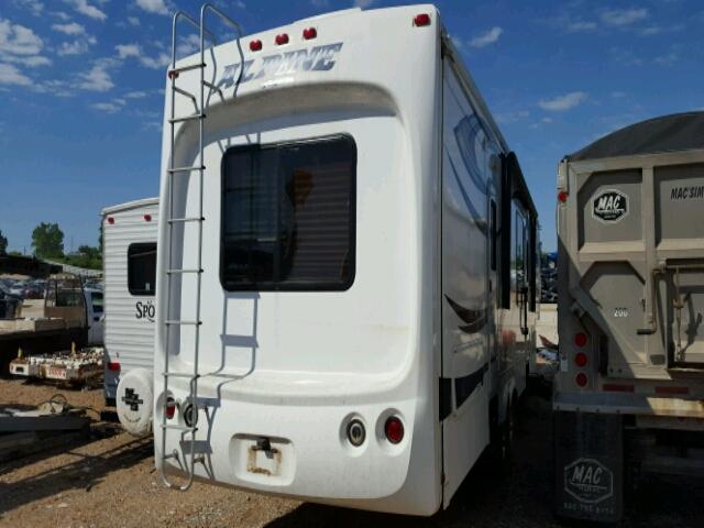 4YDF34927DE780520 - 2013 KEYSTONE ALPINE WHITE photo 4