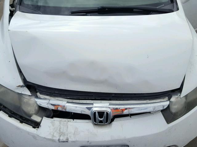 1HGFA16596L076289 - 2006 HONDA CIVIC LX WHITE photo 7