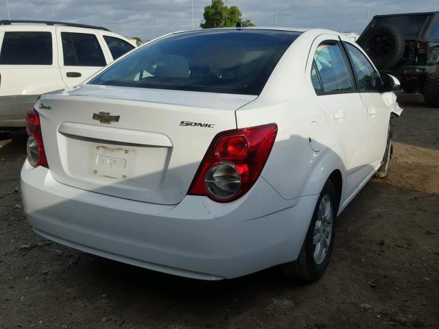 1G1JA5SH8C4150882 - 2012 CHEVROLET SONIC LS 白色 照片 4