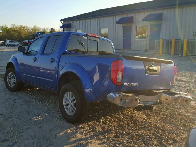 1N6AD0ERXFN718518 - 2015 NISSAN FRONTIER S BLUE photo 3