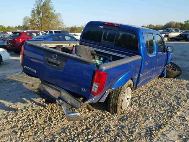 1N6AD0ERXFN718518 - 2015 NISSAN FRONTIER S BLUE photo 4