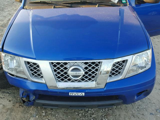 1N6AD0ERXFN718518 - 2015 NISSAN FRONTIER S BLUE photo 7