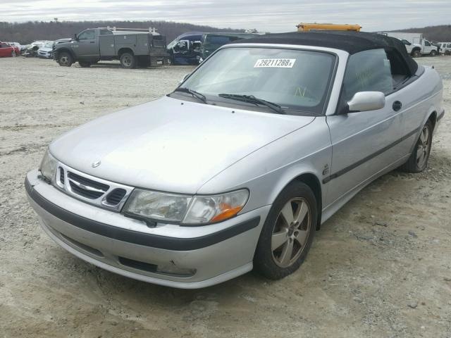 YS3DF78K237013402 - 2003 SAAB 9-3 SE SILVER photo 2