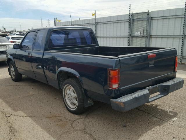 1B7GL23X4SW939811 - 1995 DODGE DAKOTA GREEN photo 3