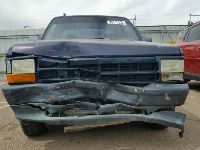 1B7GL23X4SW939811 - 1995 DODGE DAKOTA GREEN photo 9