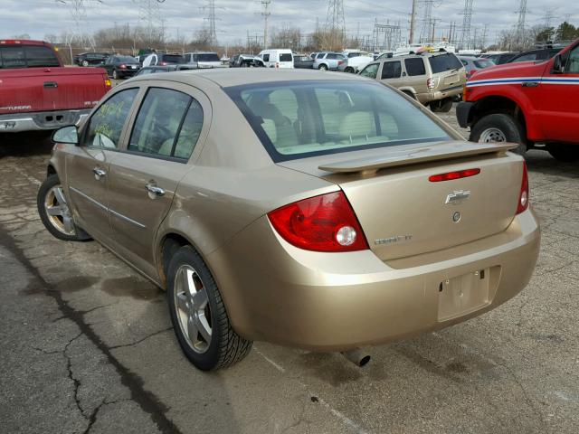 1G1AZ54F457554655 - 2005 CHEVROLET COBALT LT GOLD photo 3