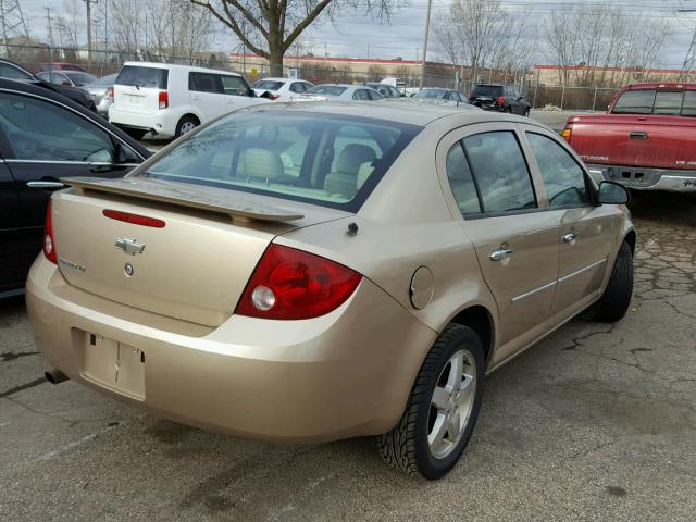 1G1AZ54F457554655 - 2005 CHEVROLET COBALT LT GOLD photo 4