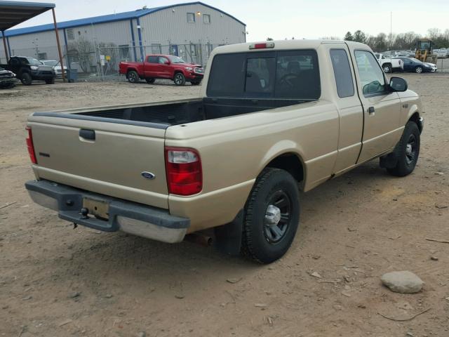 1FTYR14U31TA71785 - 2001 FORD RANGER SUP TAN photo 4