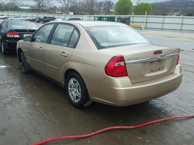 1G1ZS58F77F262265 - 2007 CHEVROLET MALIBU LS ოქროსფერი ფოტო 3