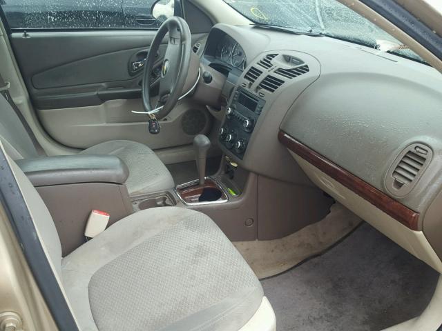 1G1ZS58F77F262265 - 2007 CHEVROLET MALIBU LS ოქროსფერი ფოტო 5