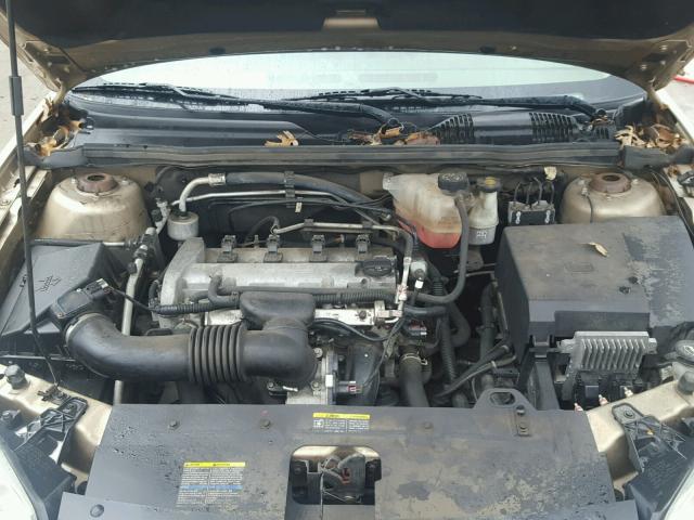 1G1ZS58F77F262265 - 2007 CHEVROLET MALIBU LS ოქროსფერი ფოტო 7
