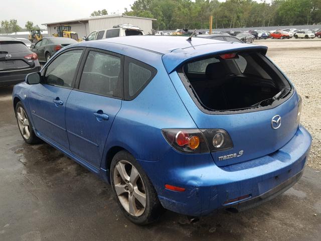 JM1BK143661437873 - 2006 MAZDA 3 HATCHBAC BLUE photo 3