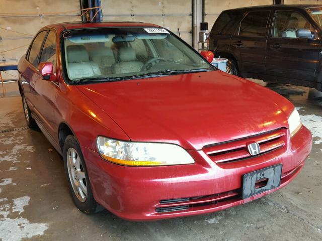 JHMCG56742C015529 - 2002 HONDA ACCORD SE BURGUNDY photo 1