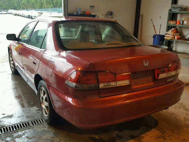 JHMCG56742C015529 - 2002 HONDA ACCORD SE BURGUNDY photo 3