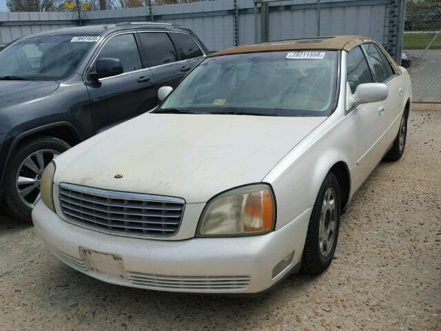 1G6KD54YX2U255859 - 2002 CADILLAC DEVILLE WHITE photo 2