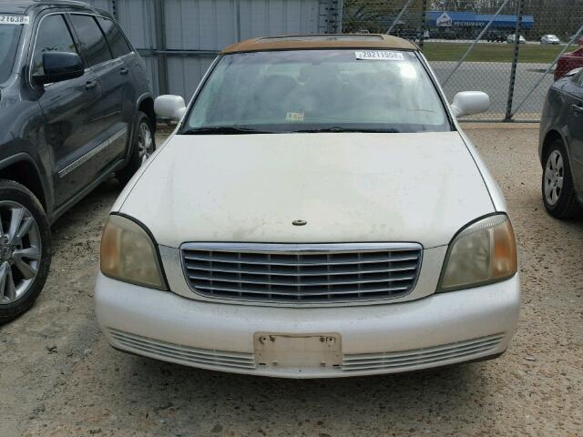 1G6KD54YX2U255859 - 2002 CADILLAC DEVILLE WHITE photo 9