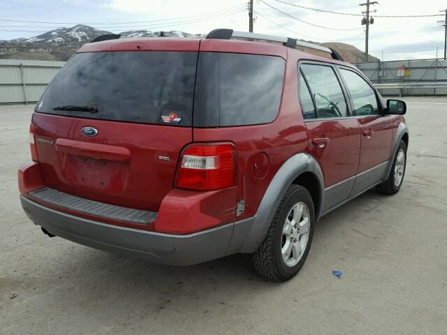 1FMZK02127GA00215 - 2007 FORD FREESTYLE RED photo 4