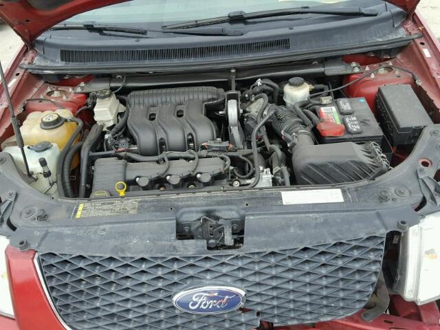 1FMZK02127GA00215 - 2007 FORD FREESTYLE RED photo 7