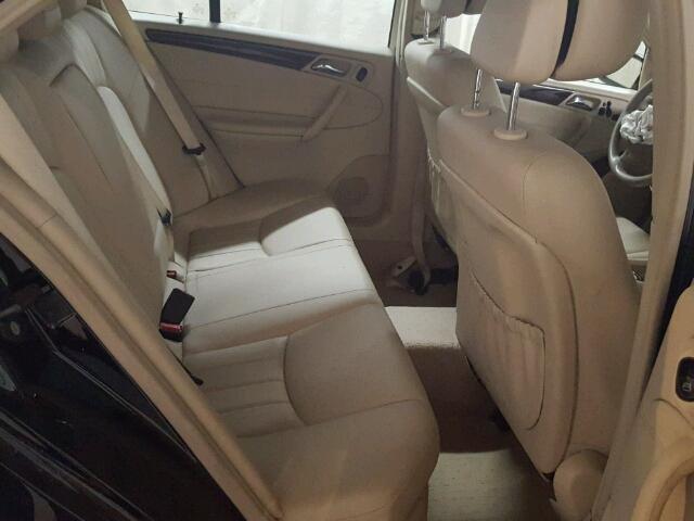 WDBRF92H06F750712 - 2006 MERCEDES-BENZ C GENERATI BLACK photo 6