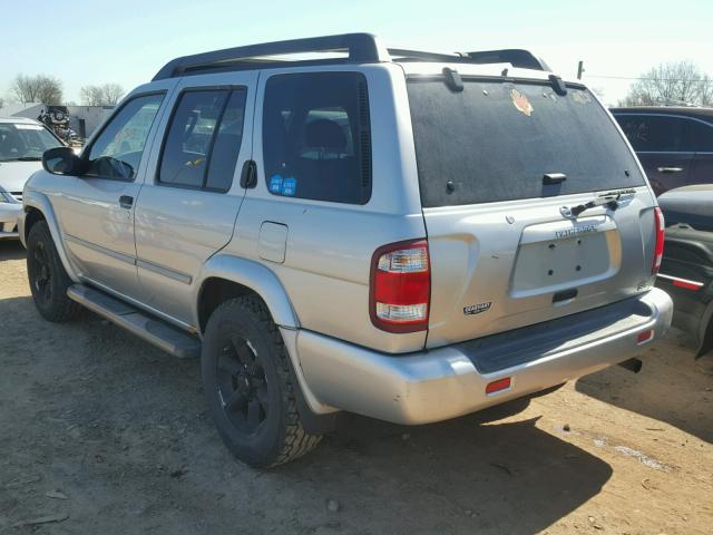 JN8DR09YX3W817109 - 2003 NISSAN PATHFINDER SILVER photo 3