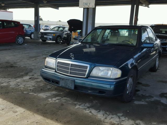 WDBHA28E8RF064677 - 1994 MERCEDES-BENZ C 280 GREEN photo 2