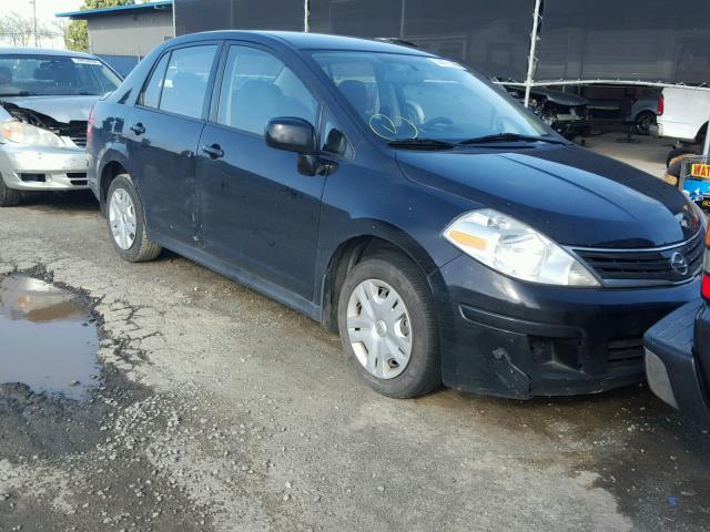 3N1BC1AP6AL377702 - 2010 NISSAN VERSA S BLACK photo 1