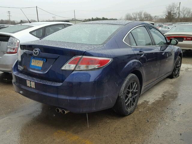 1YVHZ8BHXB5M18205 - 2011 MAZDA 6 I BLUE photo 4