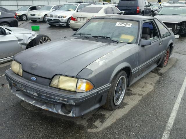 1FABP42E6KF170910 - 1989 FORD MUSTANG GT CHARCOAL photo 2