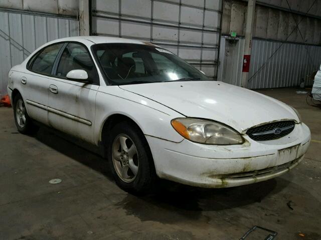 1FAFP53U4YG134343 - 2000 FORD TAURUS SE WHITE photo 1