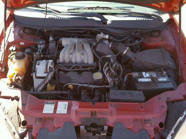 1FAFP5525YA174395 - 2000 FORD TAURUS SES MAROON photo 7