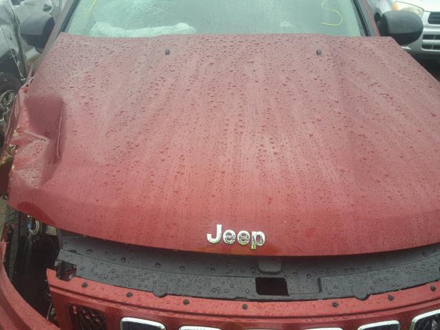 1C4NJCBA1GD681492 - 2016 JEEP COMPASS SP RED photo 7