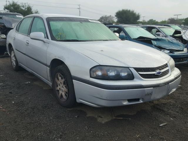 2G1WF52EX39219646 - 2003 CHEVROLET IMPALA SILVER photo 1