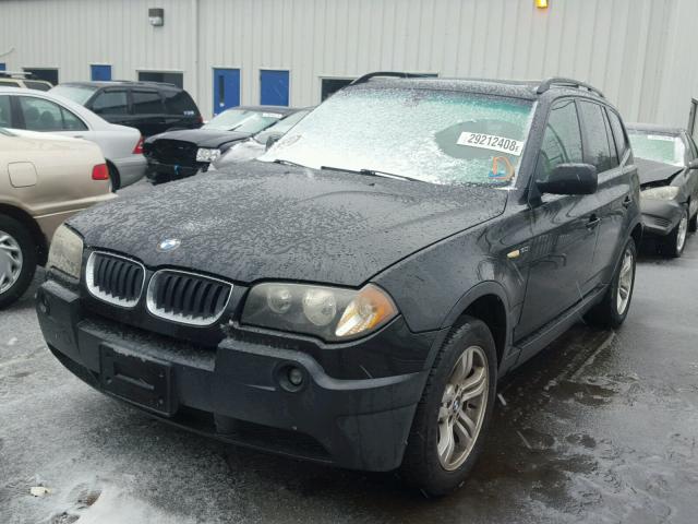 WBXPA93464WA60842 - 2004 BMW X3 3.0I BLACK photo 2