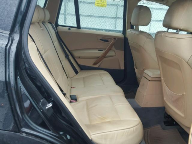 WBXPA93464WA60842 - 2004 BMW X3 3.0I BLACK photo 6