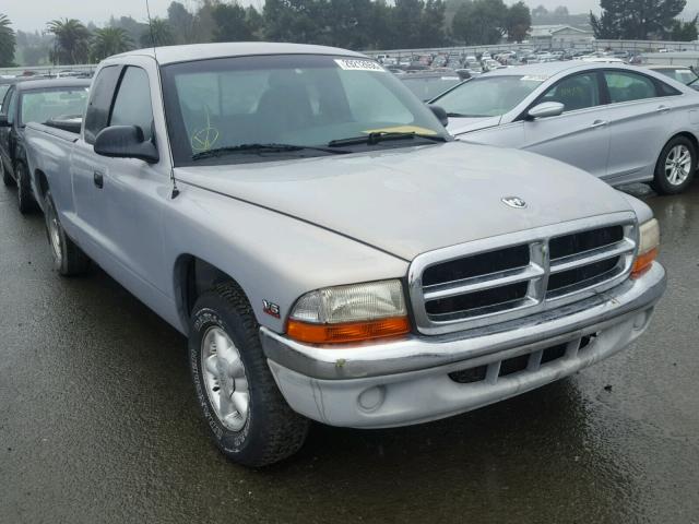 1B7GL22X4WS515477 - 1998 DODGE DAKOTA SILVER photo 1