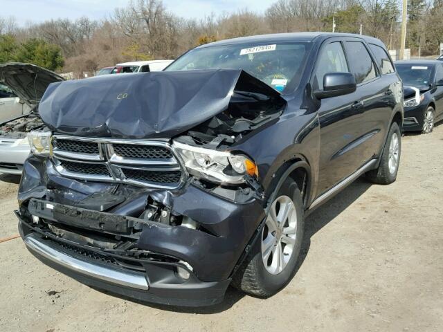 1C4RDHAG1DC613707 - 2013 DODGE DURANGO SX GRAY photo 2