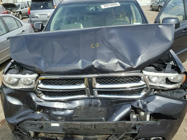 1C4RDHAG1DC613707 - 2013 DODGE DURANGO SX GRAY photo 7