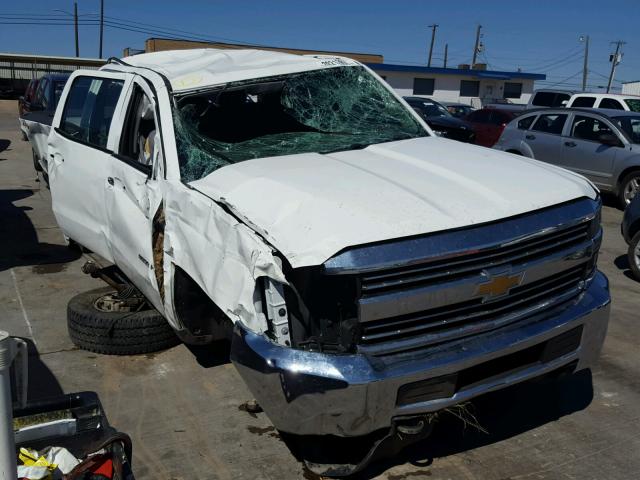 1GC1KUEGXFF628830 - 2015 CHEVROLET SILVERADO WHITE photo 1