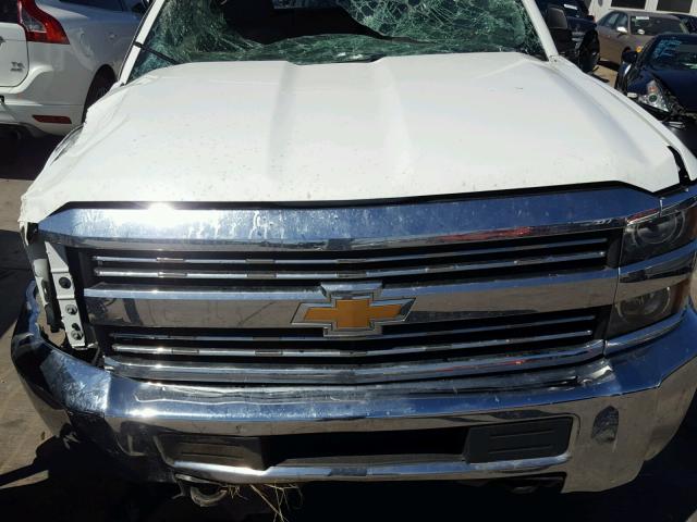 1GC1KUEGXFF628830 - 2015 CHEVROLET SILVERADO WHITE photo 7